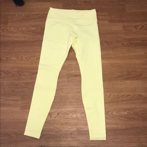 Yellow Lulu Lemon Leggings 